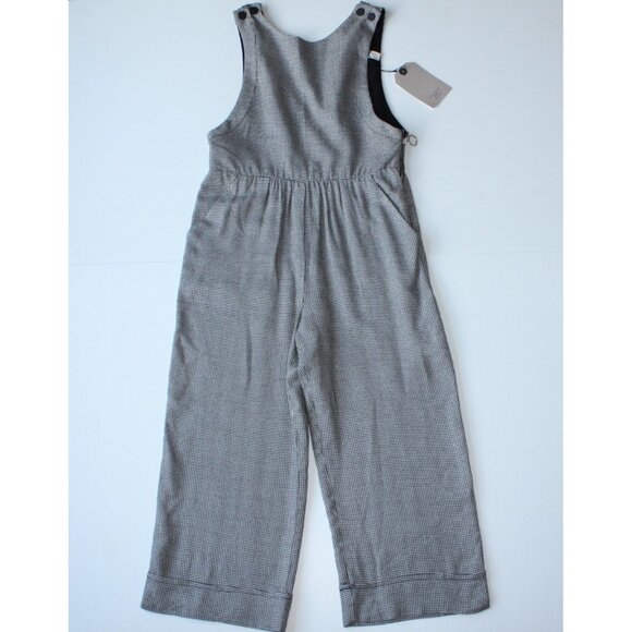 Zara The Soft Collection Girl's Sleeveless Wide Leg Jumpsuit in Gray size 10 NWT - Picture 1 of 5